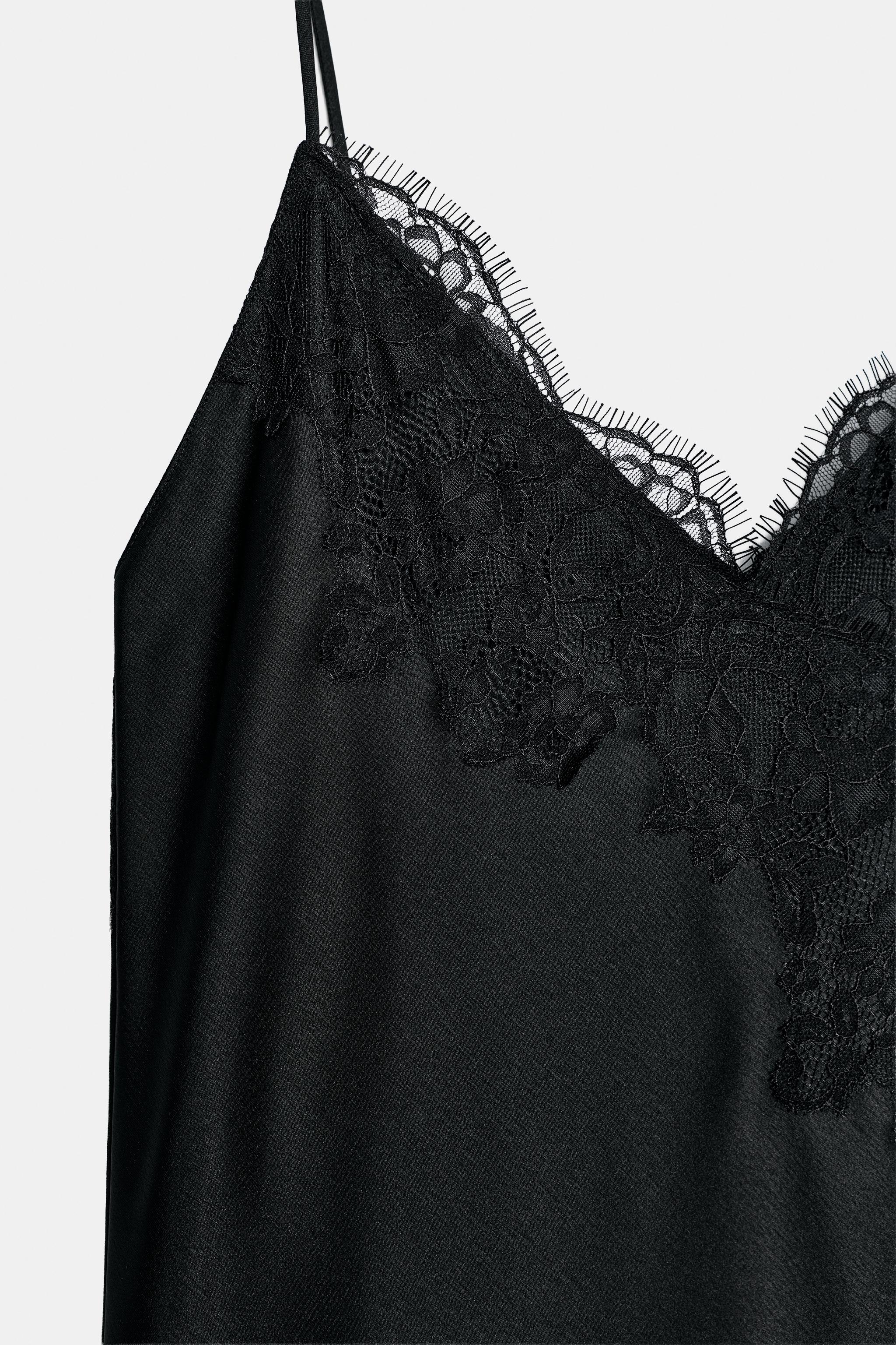ZW COLLECTION SATIN LACE DRESS
